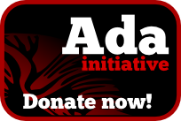 Support women in open tech and culture - Donate to The Ada Initiative